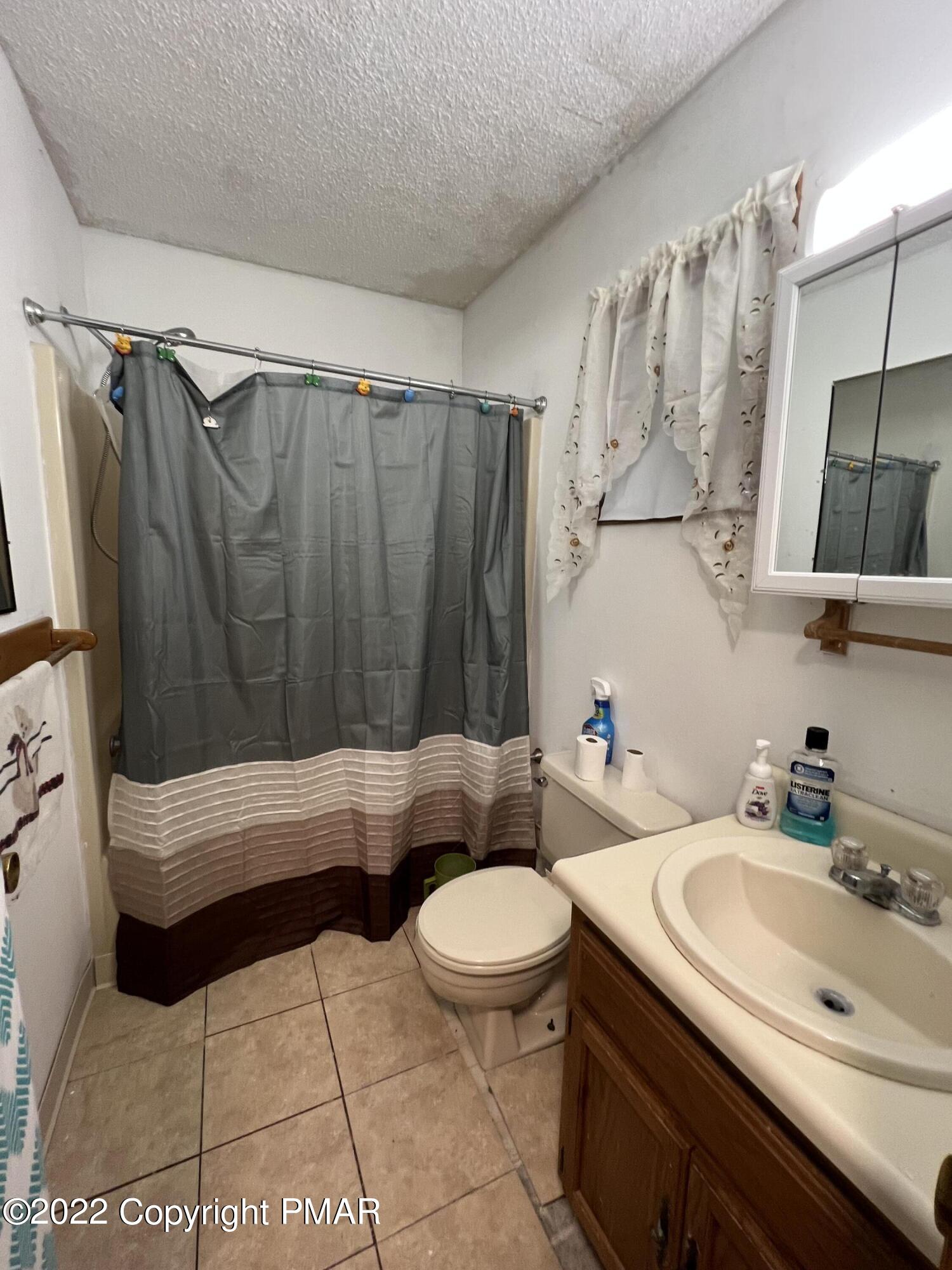 152 Caribou Road Dingmans Ferry, PA 18328 - Photo 10 of 15 a bathroom with a sink toilet and shower