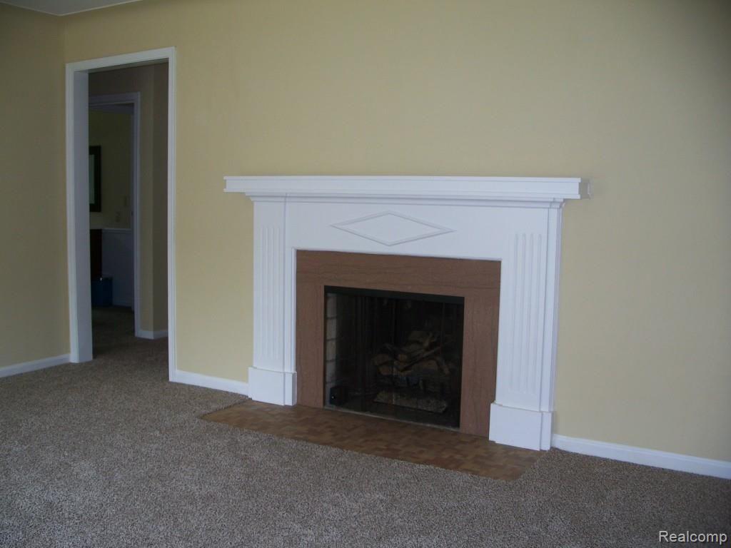 426 Hillview Street Rochester, MI 48306 - Photo 4 of 22 MARBLE ENCLOSED FIREPLACE IN LIVING ROOM