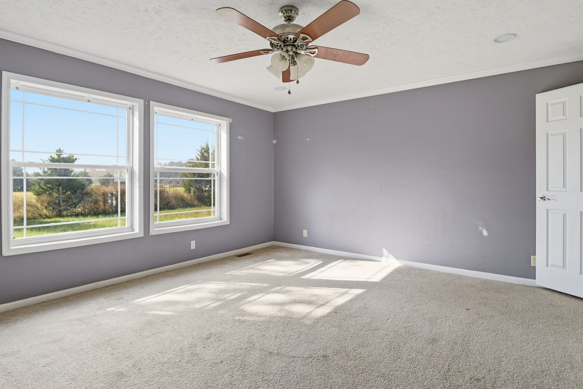 166 Carlton Road Chapel Hill, TN 37034 - Photo 17 of 27 an empty room with windows and fan