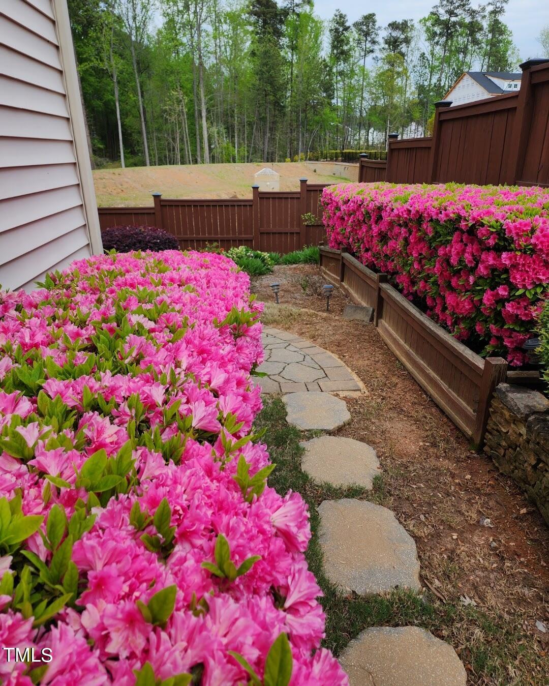 6112 Blakeman Lane Raleigh, NC 27617 - Photo 44 of 56 a view of small garden