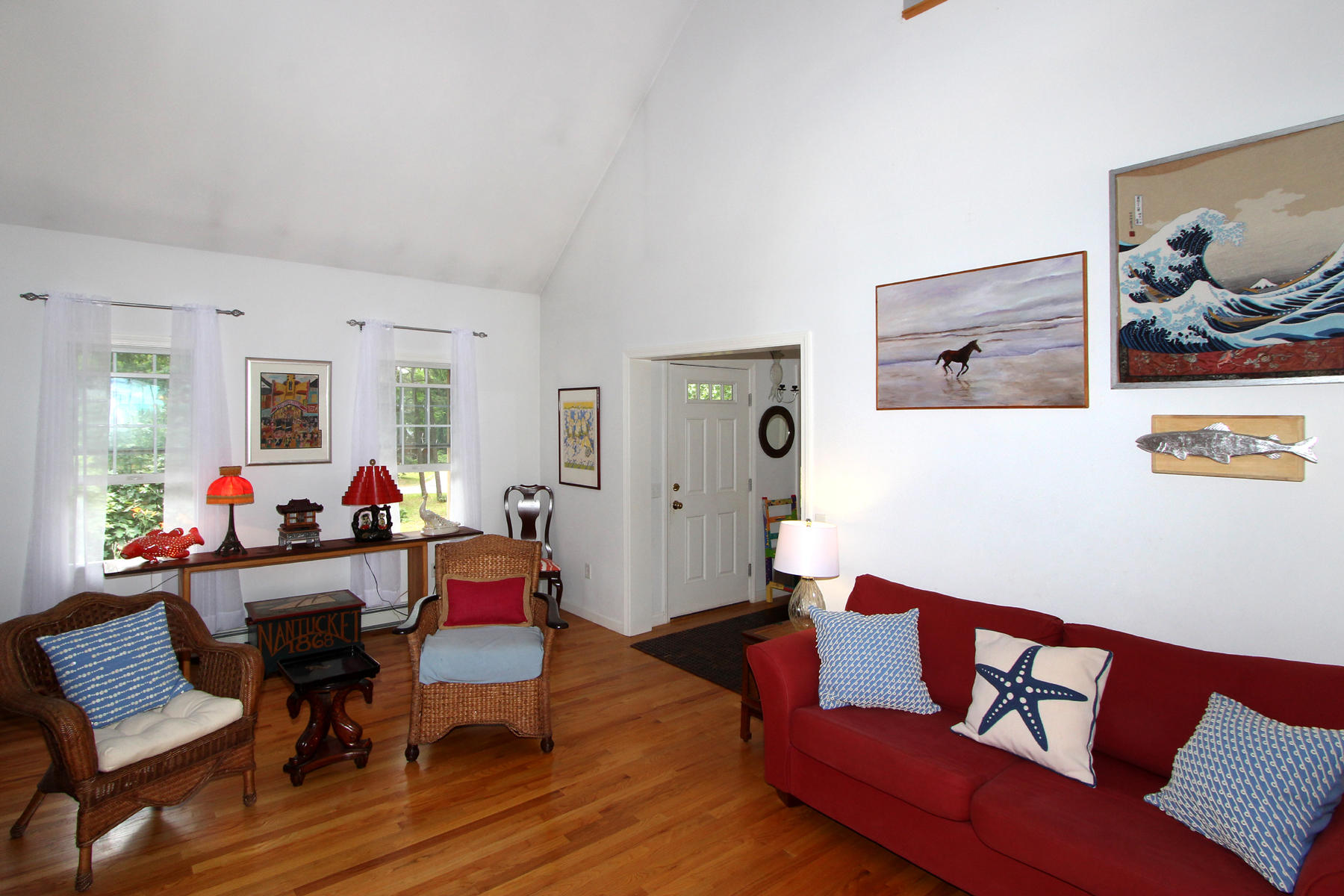 30 Blue Heron Road Wellfleet, MA 02667 - Photo 12 of 52 Large living room with FP