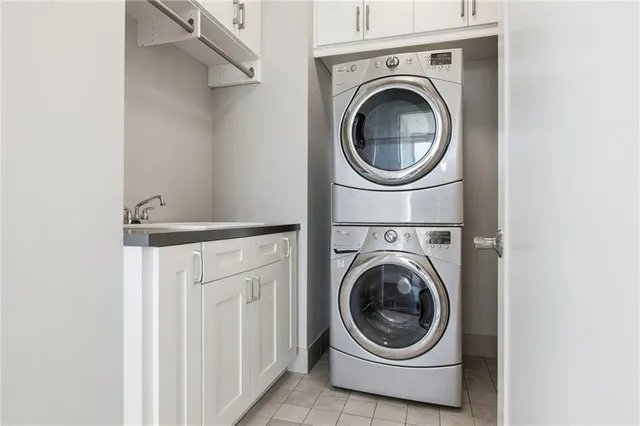 a view of a building from a window