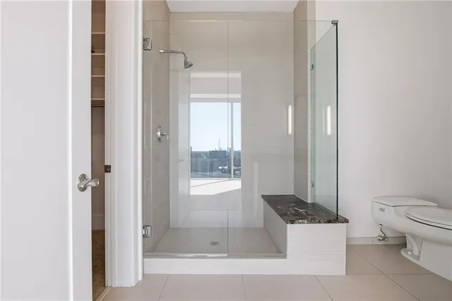 a view of balcony with patio