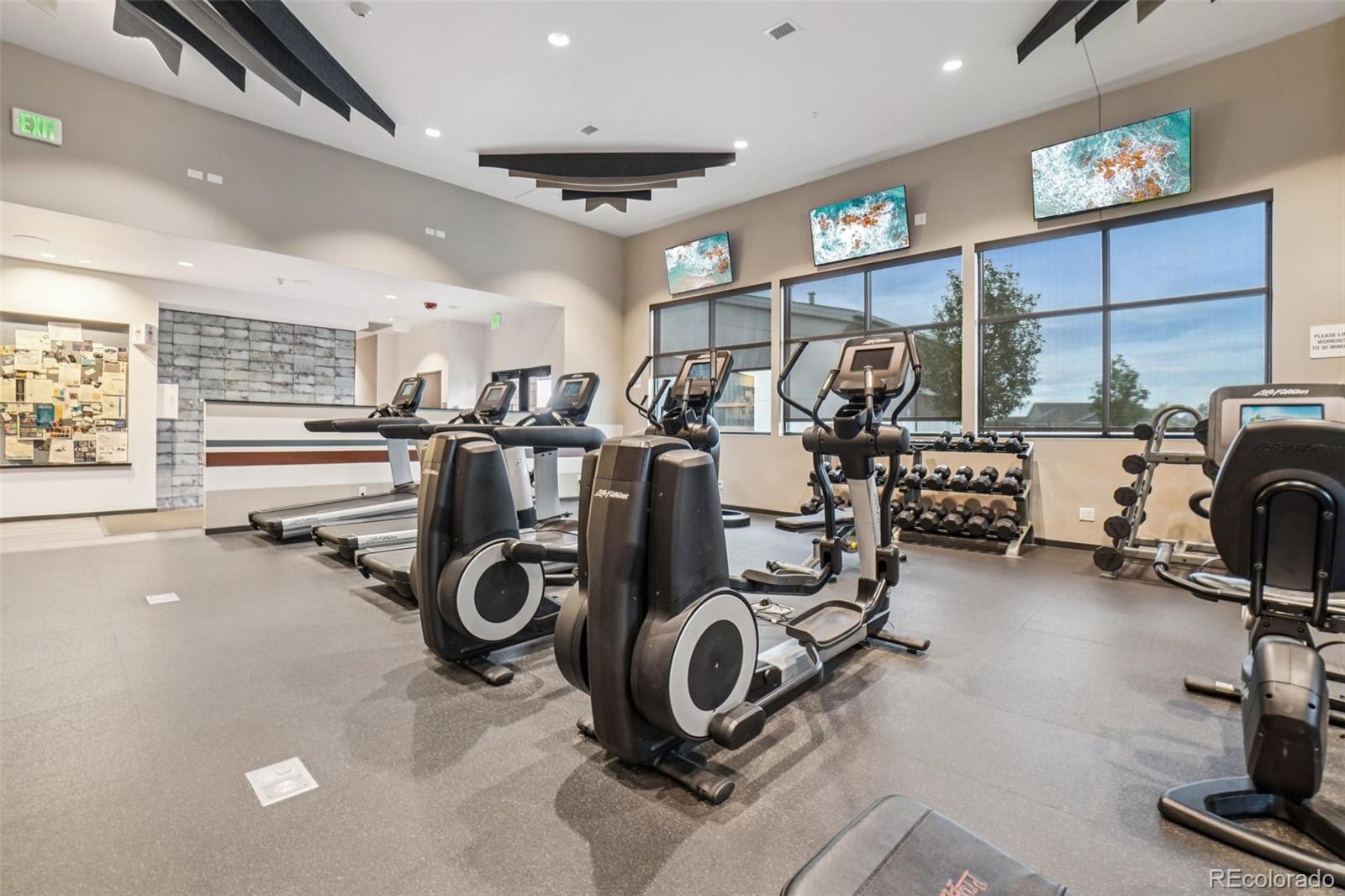 12541 Lake View Street Firestone, CO 80504 - Photo 44 of 50 a view of a room with gym equipment
