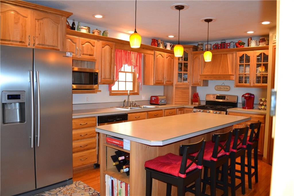 150 Adams Road Kittanning, PA 16201 - Photo 3 of 25 Stainless steel appliances and Schrock hickory cabinets.