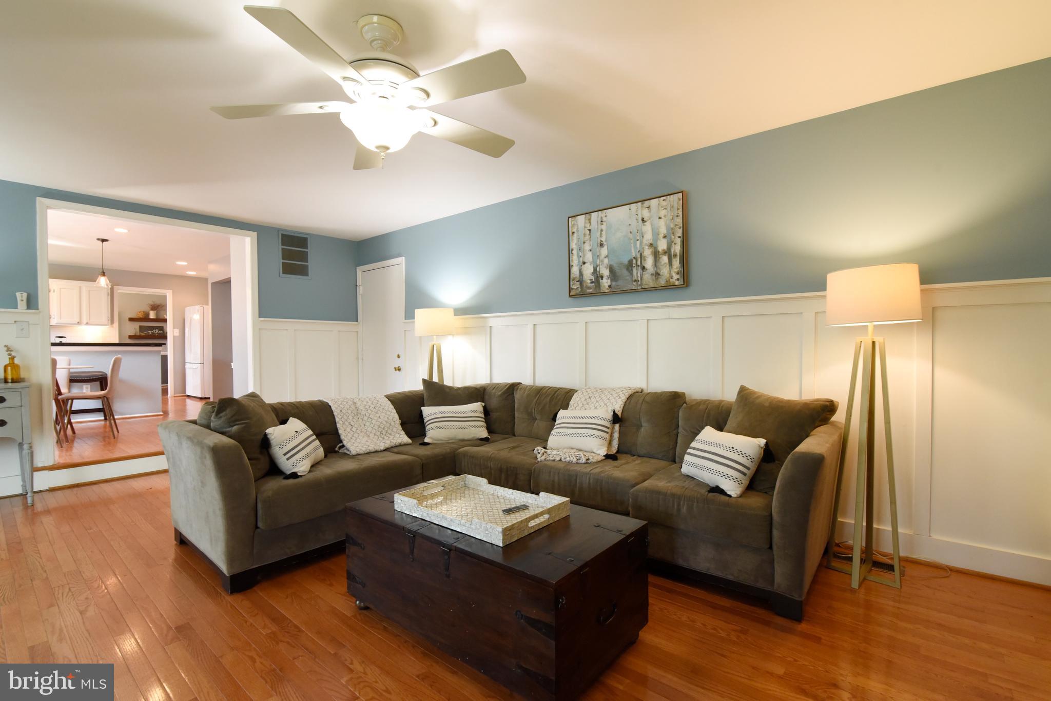 1512 Coat Ridge Road Herndon, VA 20170 - Photo 11 of 40 Family Room with Custom Wainscoting.