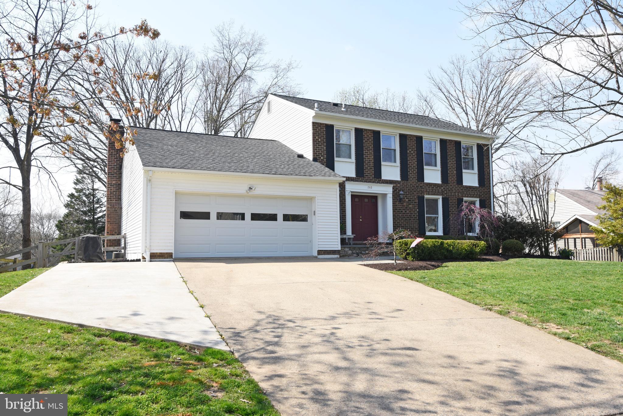 1512 Coat Ridge Road Herndon, VA 20170 - Photo 36 of 40 Oversized 2 Car Garage and Extra Parking Space.