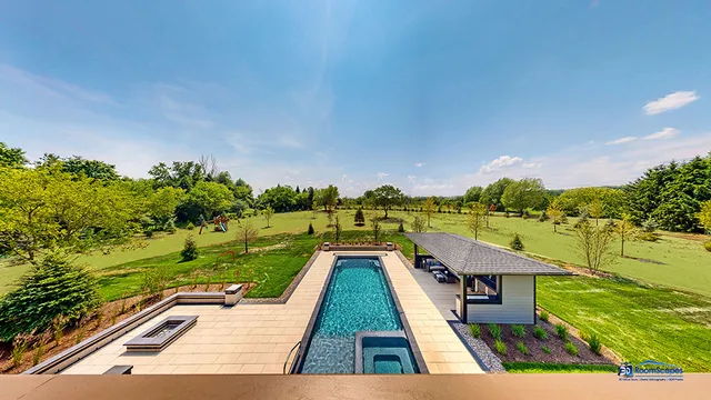 a room with gym equipment and a large mirror