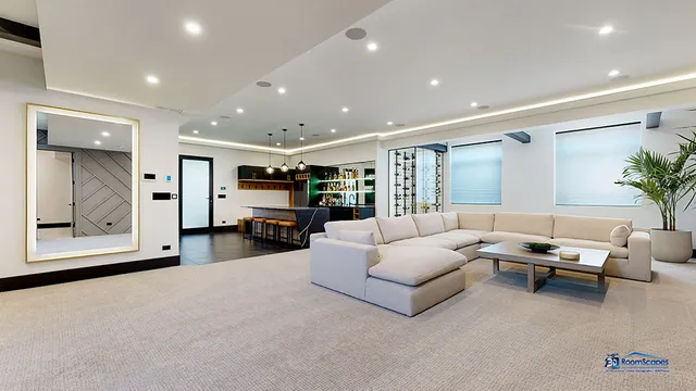 a view of a living room