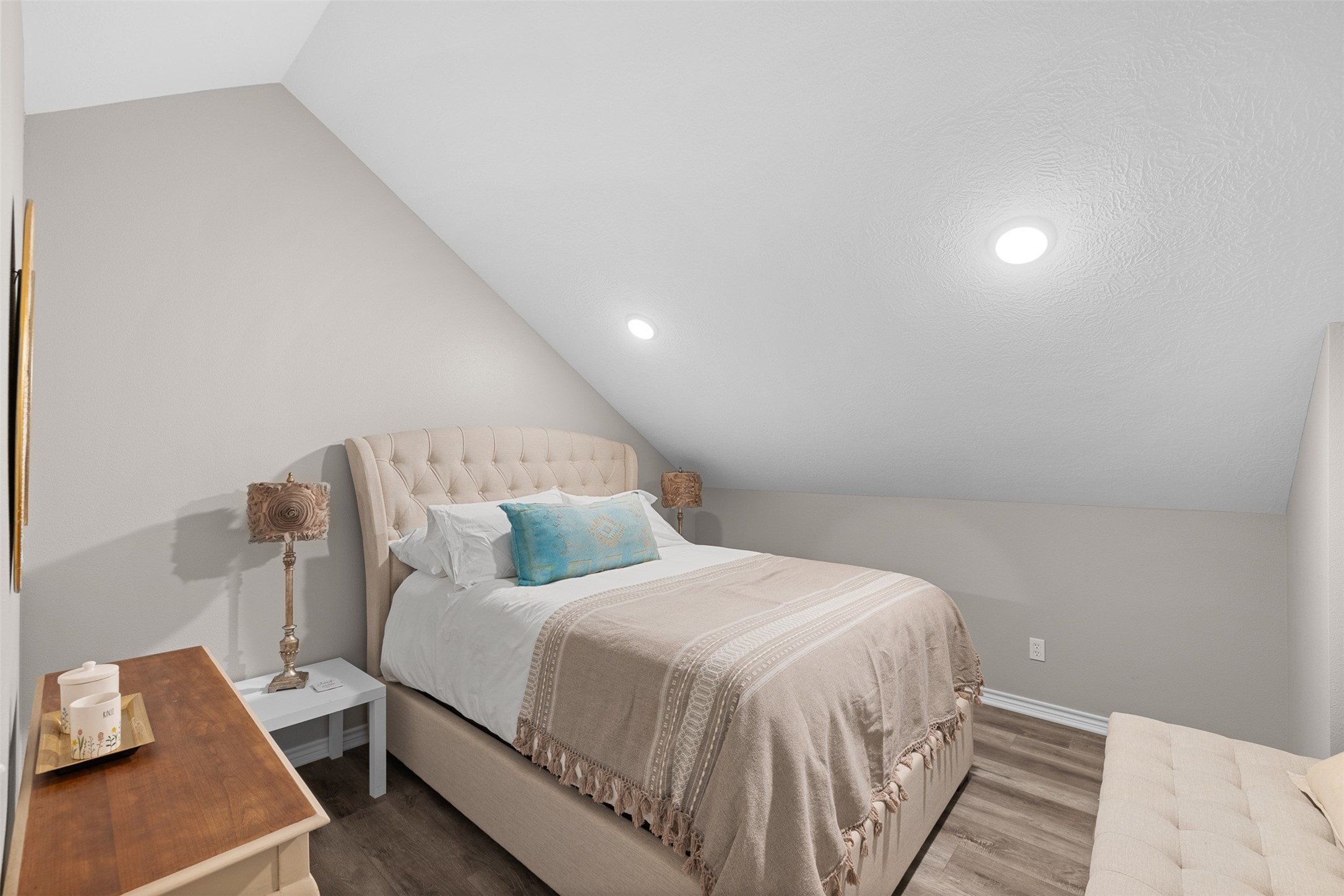 7541 Halamicek Loop Fayetteville, TX 78940 - Photo 24 of 29 a bedroom with a bed and a desk