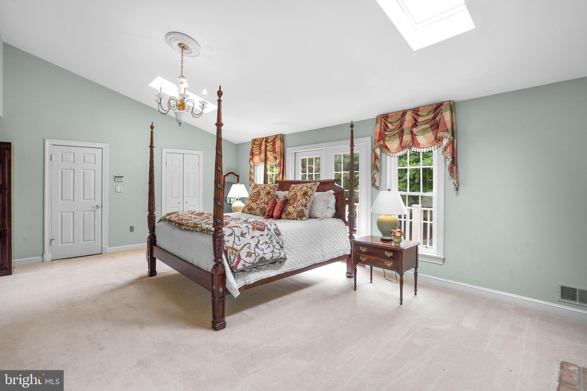1220 Buckingham Road Arnold, MD 21012 - Photo 17 of 42 Primary suite vaulted ceilings & private balcony