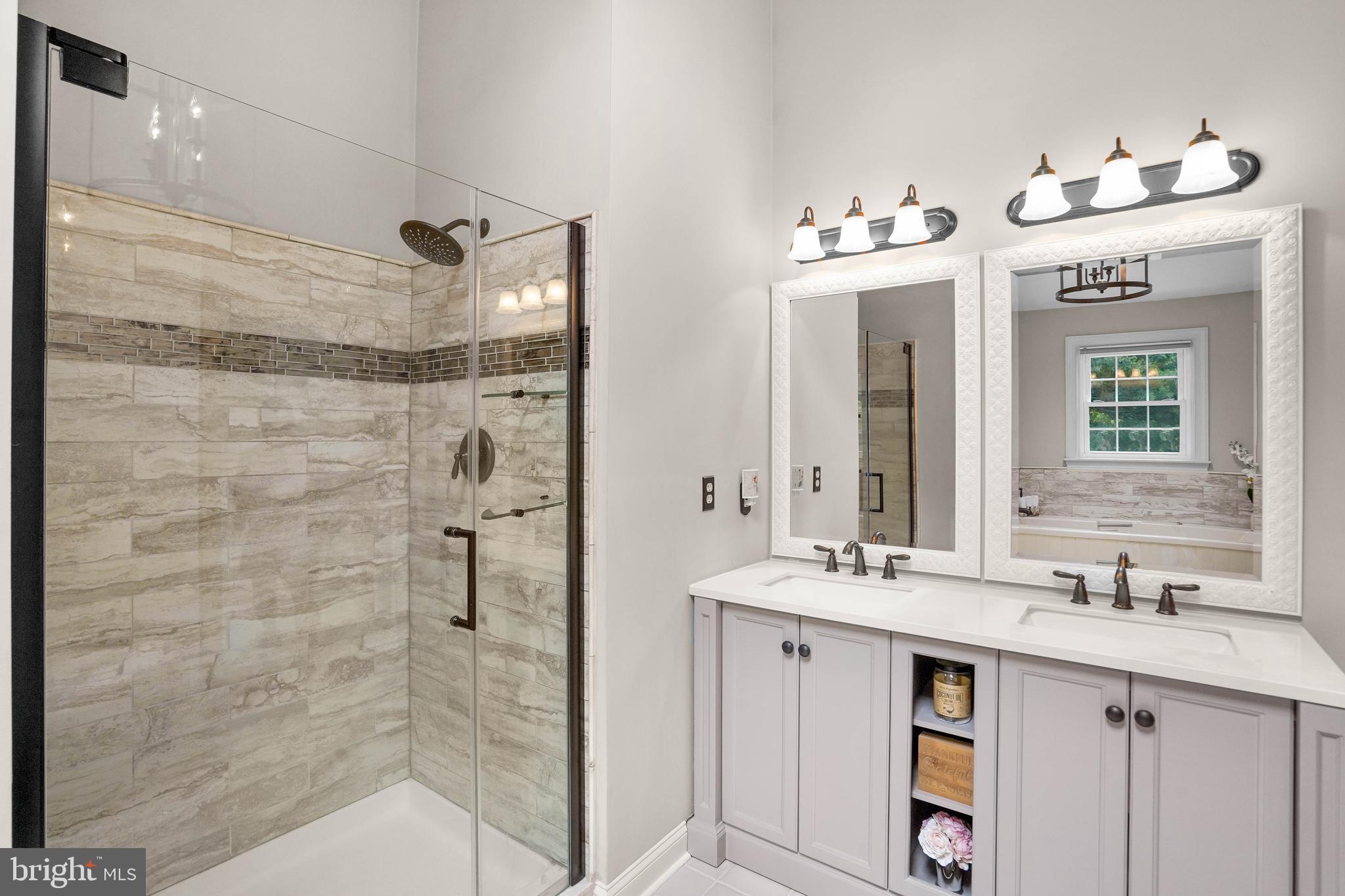 1220 Buckingham Road Arnold, MD 21012 - Photo 20 of 42 Primary bathroom with tiled shower & soaking tub