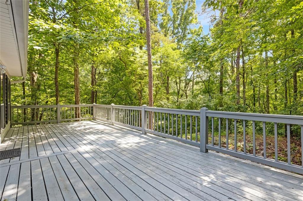 129 Jump Street Talking Rock, GA 30175 - Photo 19 of 45 a view of balcony with wooden floor