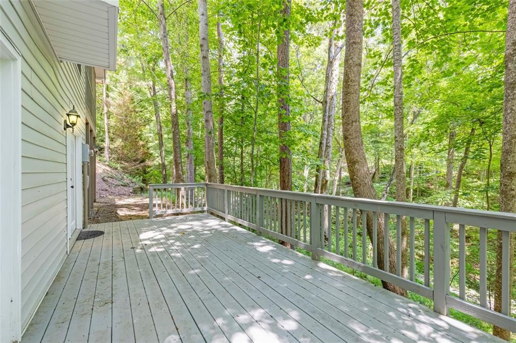 129 Jump Street Talking Rock, GA 30175 - Photo 24 of 45 a view of balcony with wooden floor
