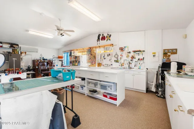 a room with storage and utility