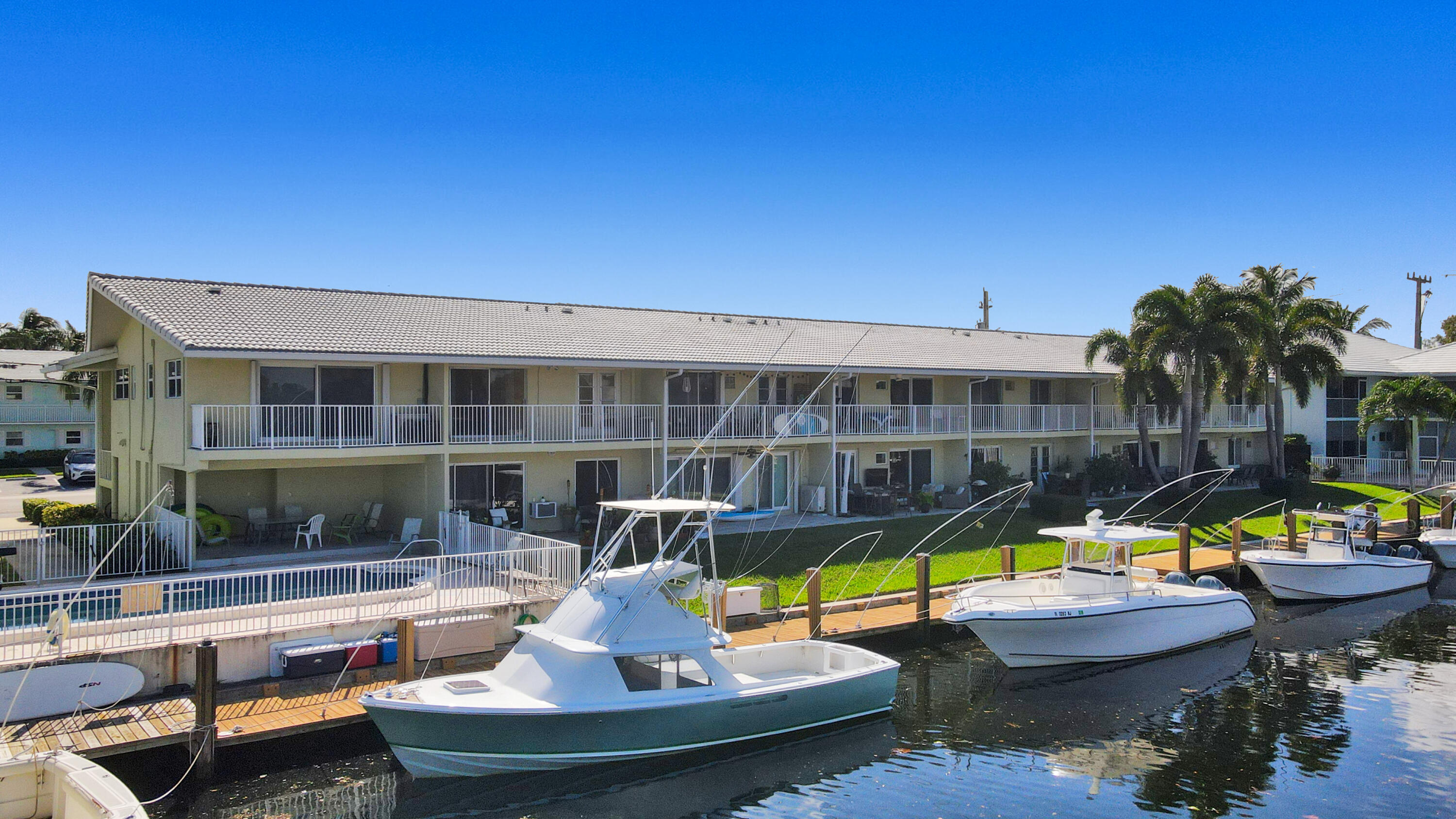 2311 Northeast 36th Street, Unit 2F Lighthouse Point, FL 33064 - Photo 2 of 23 Back Exterior Waterfront