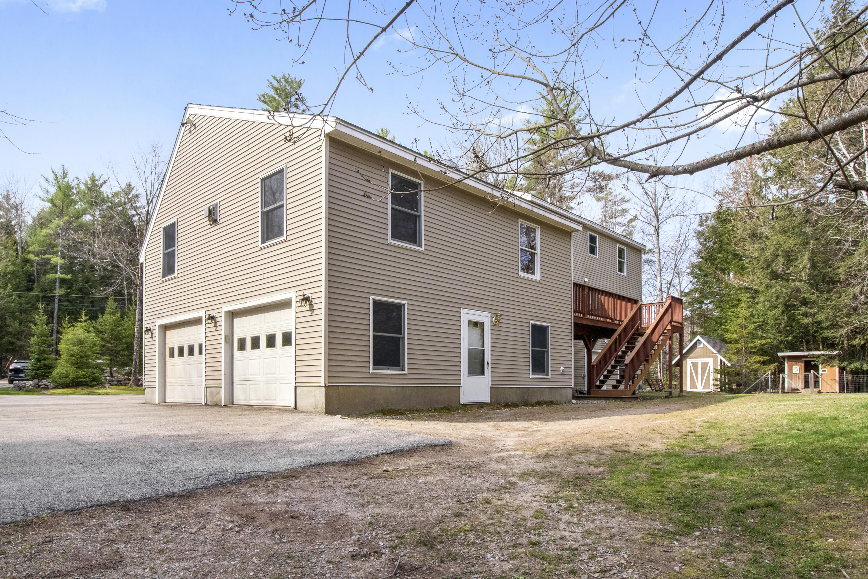 87 New Road Casco, ME 04015 - Photo 42 of 52 Back & Garage
