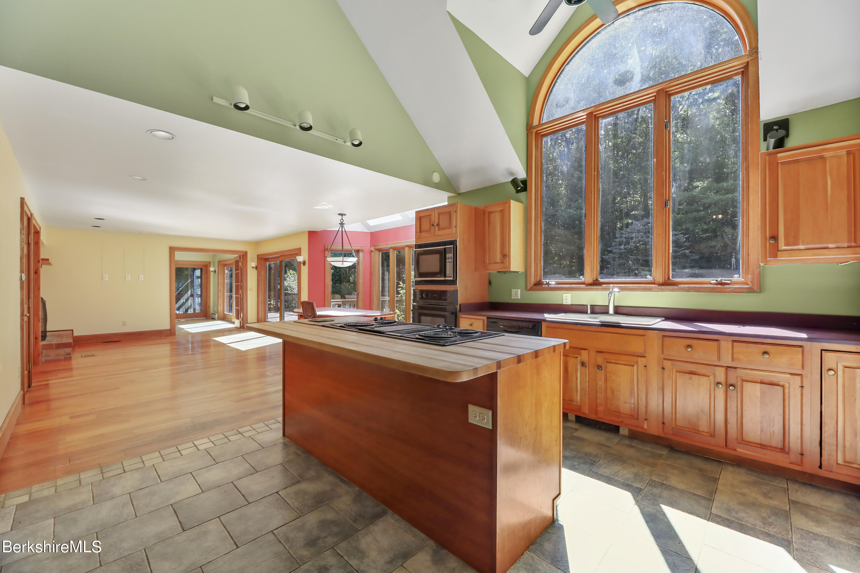 7 Fern Hill Road Great Barrington, MA 01230 - Photo 23 of 60 a kitchen with stainless steel appliances granite countertop a stove sink and cabinets