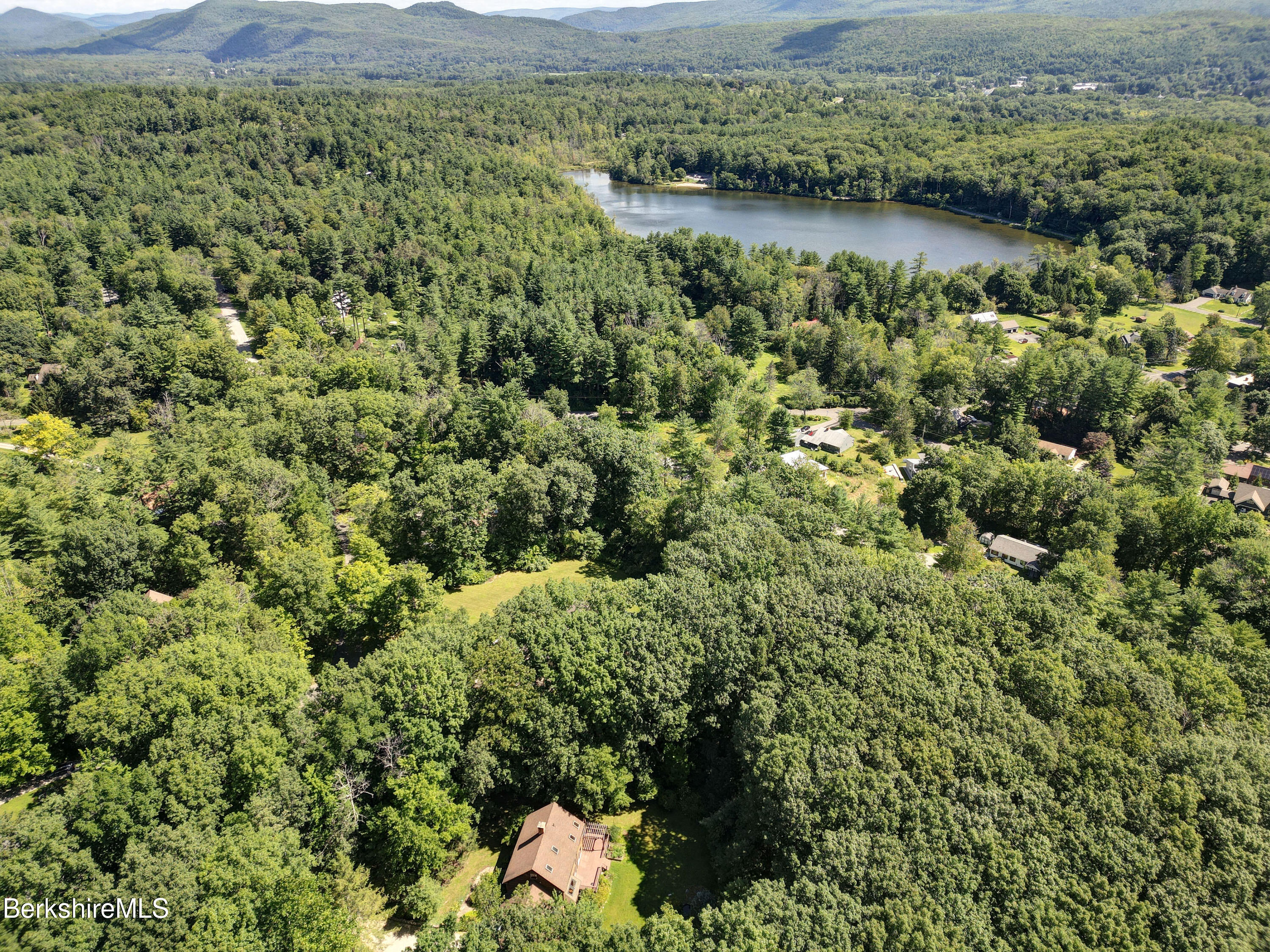 7 Fern Hill Road Great Barrington, MA 01230 - Photo 60 of 60 a view of a forest with a lake