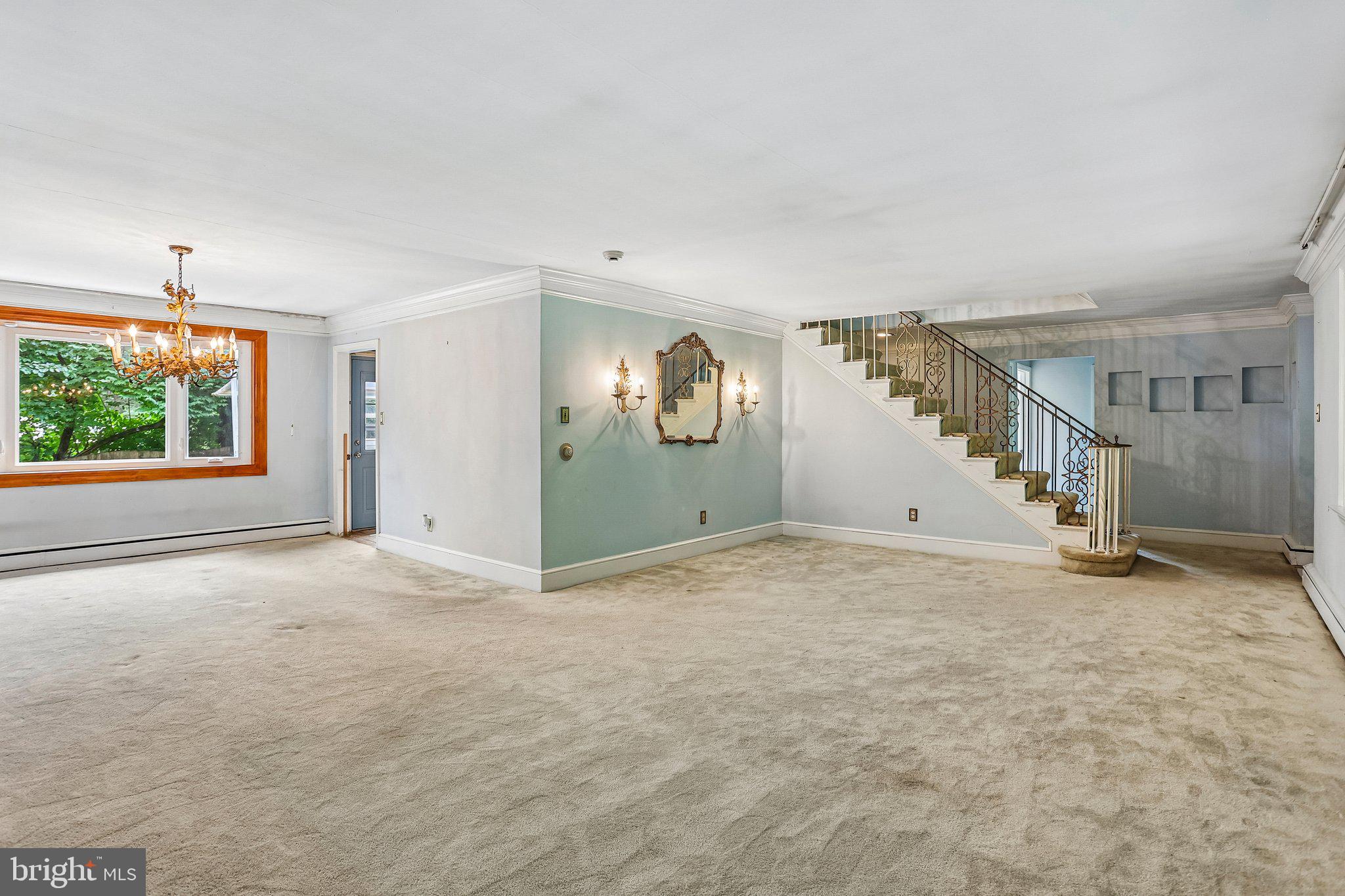 1020 Church Road Wyncote, PA 19095 - Photo 12 of 49 The Living Room flows into the Dining Room....