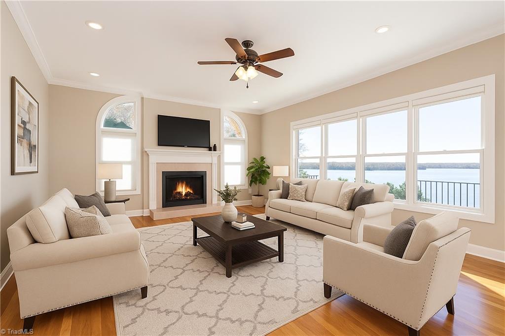 1851 Waterford Pointe Road Lexington, NC 27292 - Photo 14 of 49 Here is the Great room virtually staged