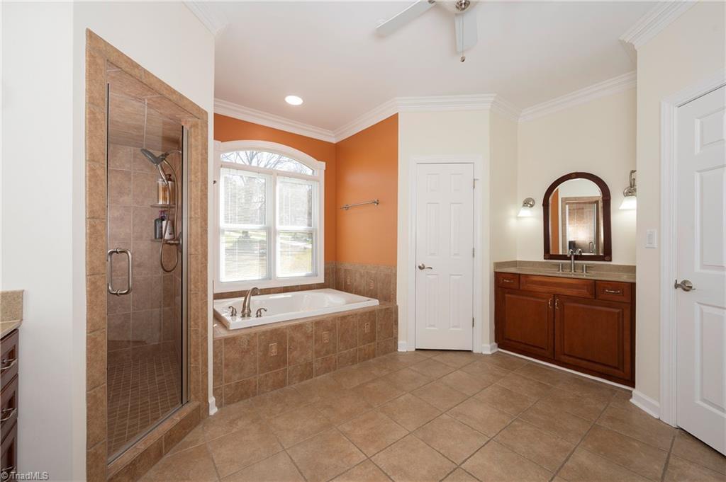 1851 Waterford Pointe Road Lexington, NC 27292 - Photo 31 of 49 Door to the right is the linen closet, straight ahead is the toilet area