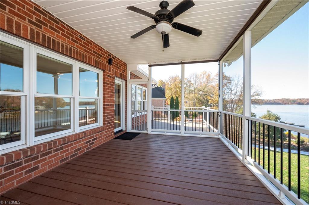 1851 Waterford Pointe Road Lexington, NC 27292 - Photo 42 of 49 Enormous screened porch with 2 ceiling fans