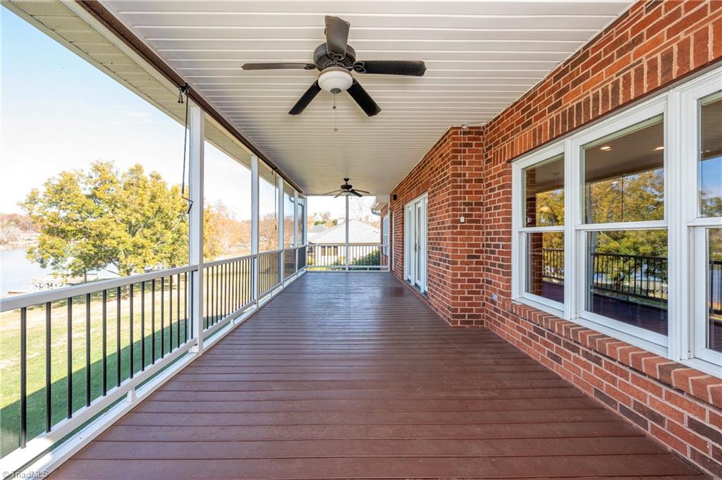 1851 Waterford Pointe Road Lexington, NC 27292 - Photo 43 of 49 Another view of the screened porch overlooking the lake