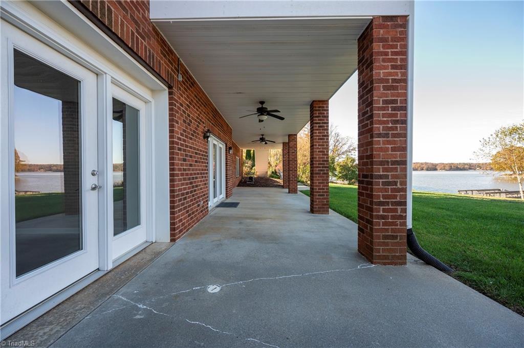 1851 Waterford Pointe Road Lexington, NC 27292 - Photo 46 of 49 Lower level patio also has 2 ceiling fans