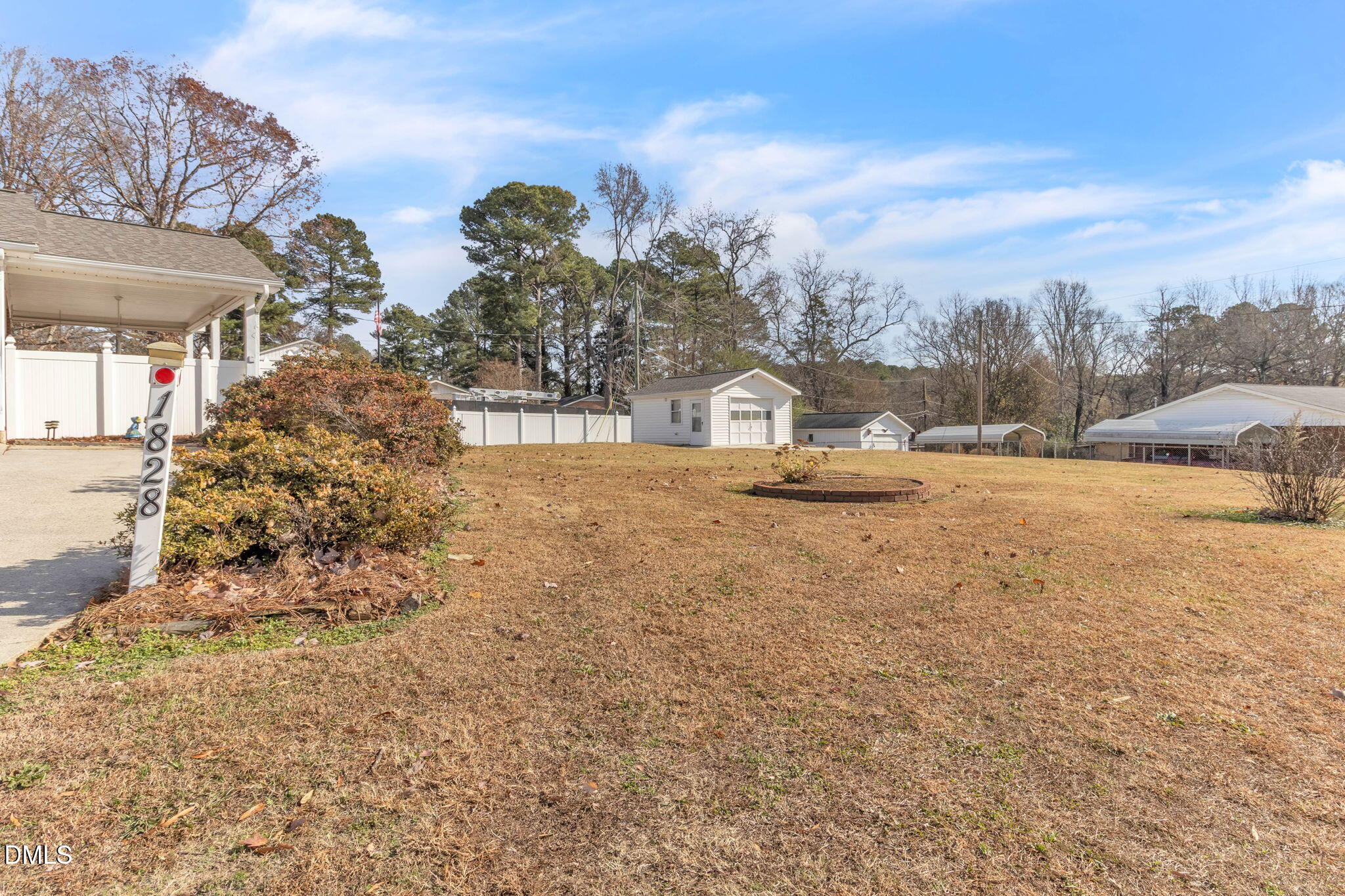 1828 Fletchers Chapel Road Durham, NC 27703 - Photo 28 of 36 a view of outdoor space with garden