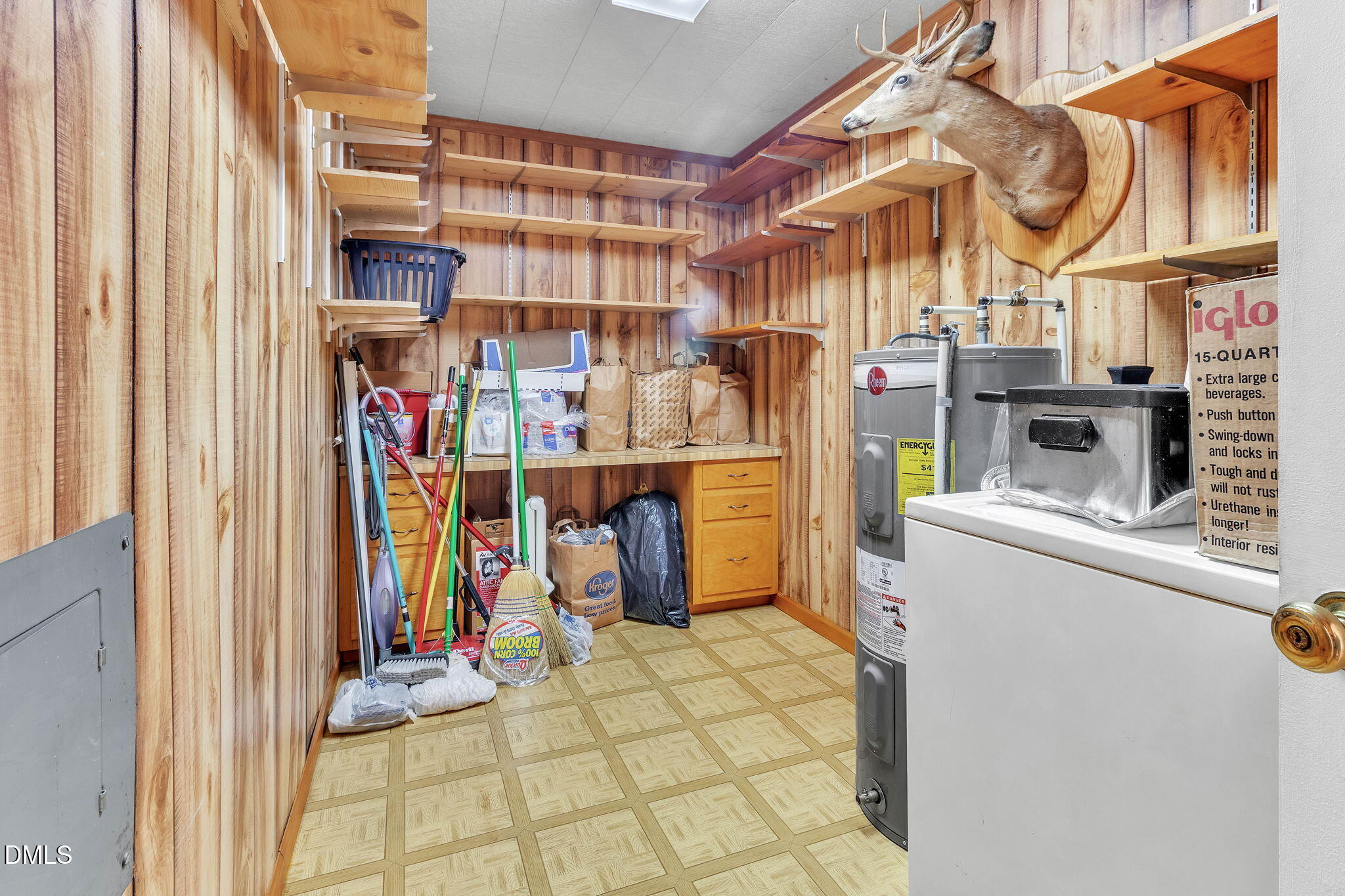 1828 Fletchers Chapel Road Durham, NC 27703 - Photo 7 of 36 a utility room with dryer and washer