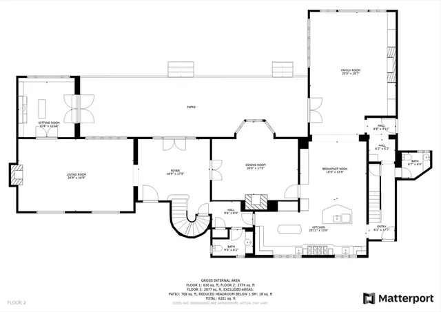 a picture of a floor plan