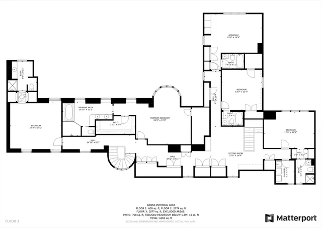 a picture of a wall with a white wall