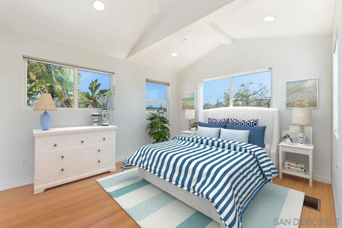 140 Range Street Encinitas, CA 92024 - Photo 21 of 51 a bedroom with a bed and a dresser