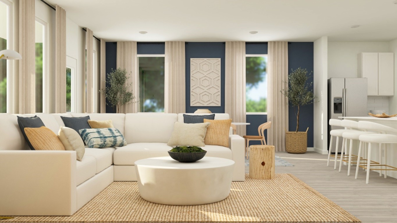 2518 Rose Gold Drive Rosharon, TX 77583 - Photo 5 of 16 a living room with furniture and a large window