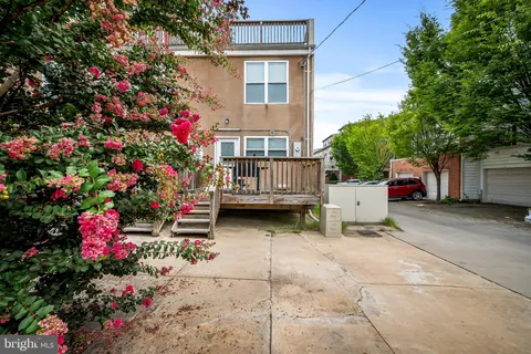 a car parked on the side of a street