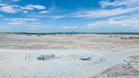 a view of a beach with an outdoor space