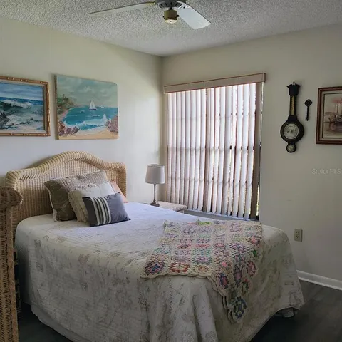 a bathroom with a shower curtain