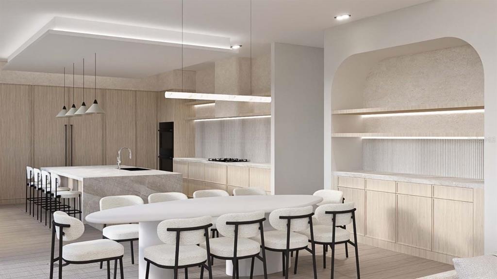 9662 Blandford Road Orlando, FL 32827 - Photo 13 of 22 a dining room with a table and chairs