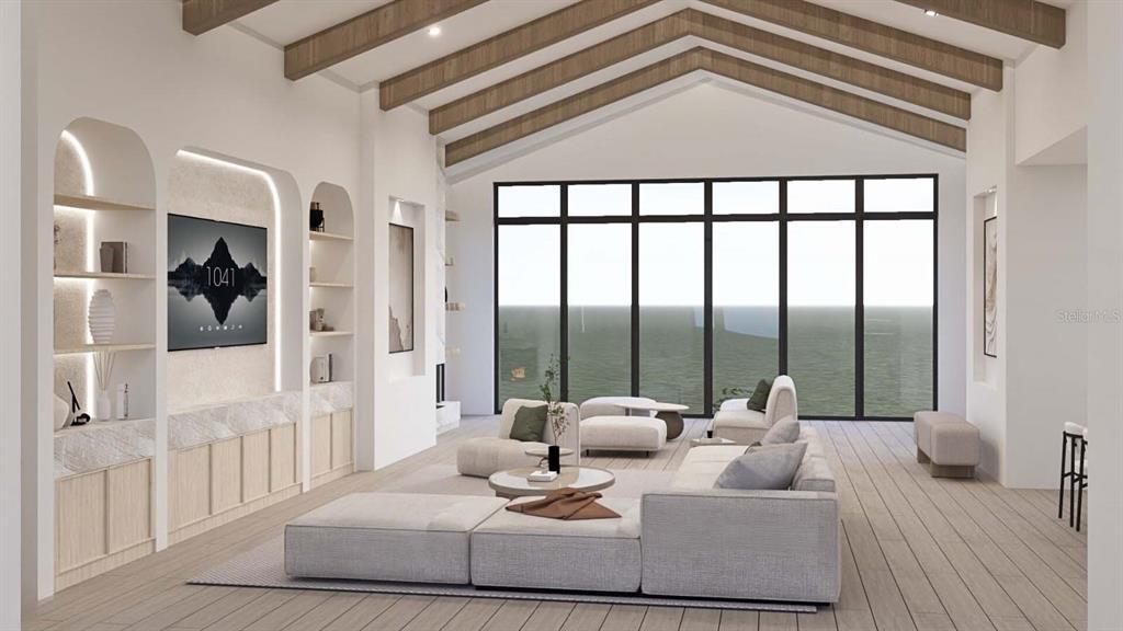 9662 Blandford Road Orlando, FL 32827 - Photo 4 of 22 a living room with furniture and a large window