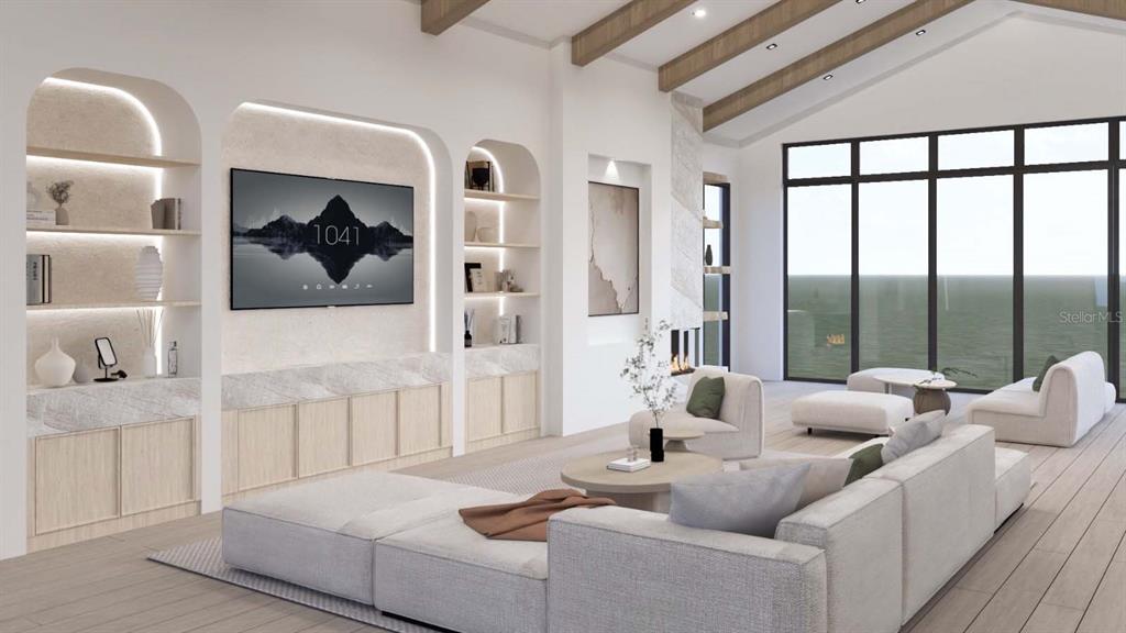 9662 Blandford Road Orlando, FL 32827 - Photo 8 of 22 a living room with furniture and a large window