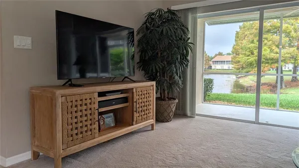 a view of an entryway with garden