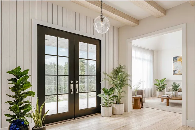 a potted plant sitting in front of a window
