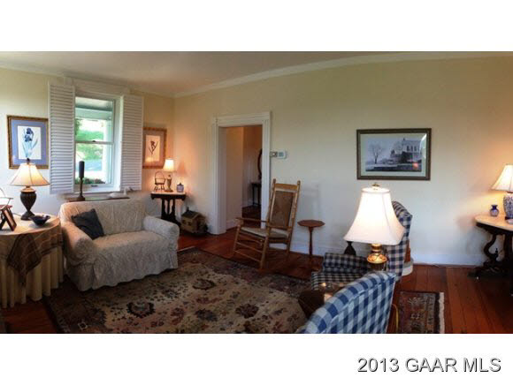1766 Moffett Branch Road Churchville, VA 24421 - Photo 16 of 32 a living room with furniture and a flat screen tv