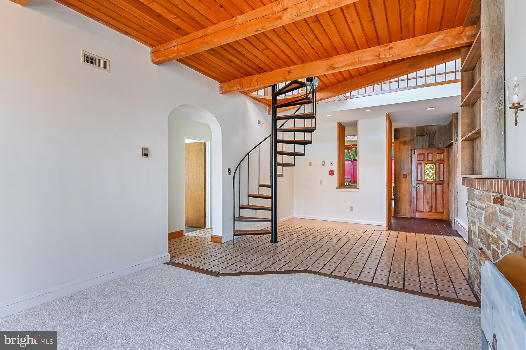 499 Maple Road Severna Park, MD 21146 - Photo 16 of 50 Unstaged view of spiral stairs