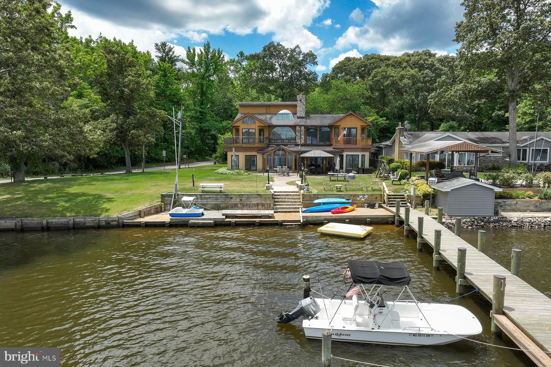 499 Maple Road Severna Park, MD 21146 - Photo 2 of 50 View from the Magothy River