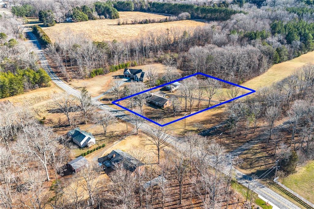 6356 Skylark Road Pfafftown, NC 27040 - Photo 47 of 48 Approximate property boundaries in blue