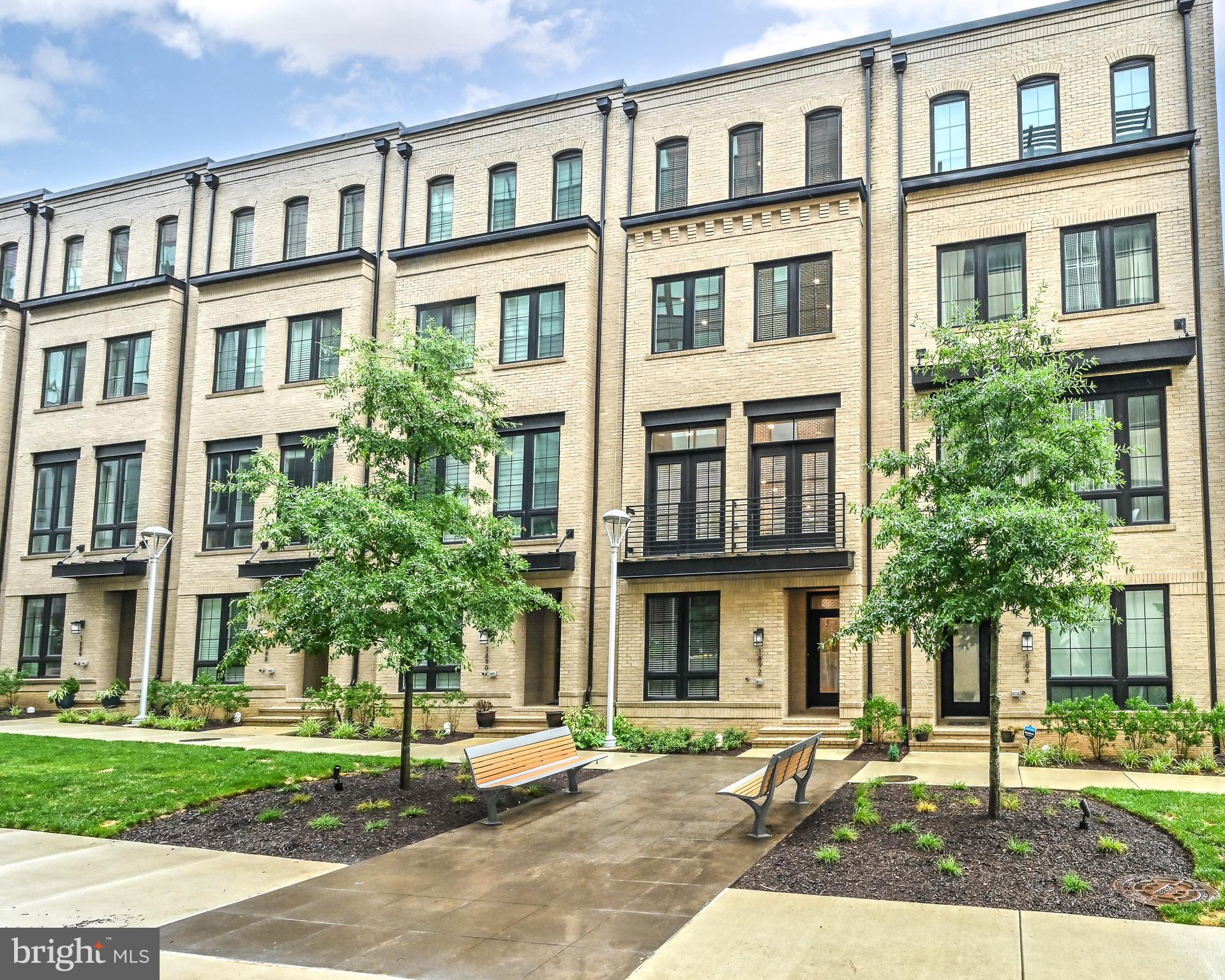 a front view of a building
