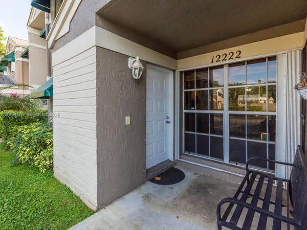 a view of front door