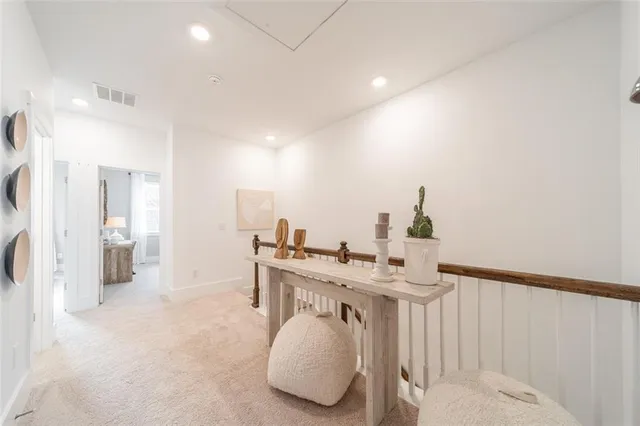 a very nice looking room with a large window